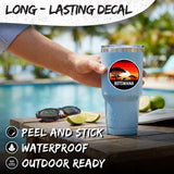 Botswana Sticker 4 Inch — Waterproof Vinyl Decal Okavango Delta Africa Safari 3