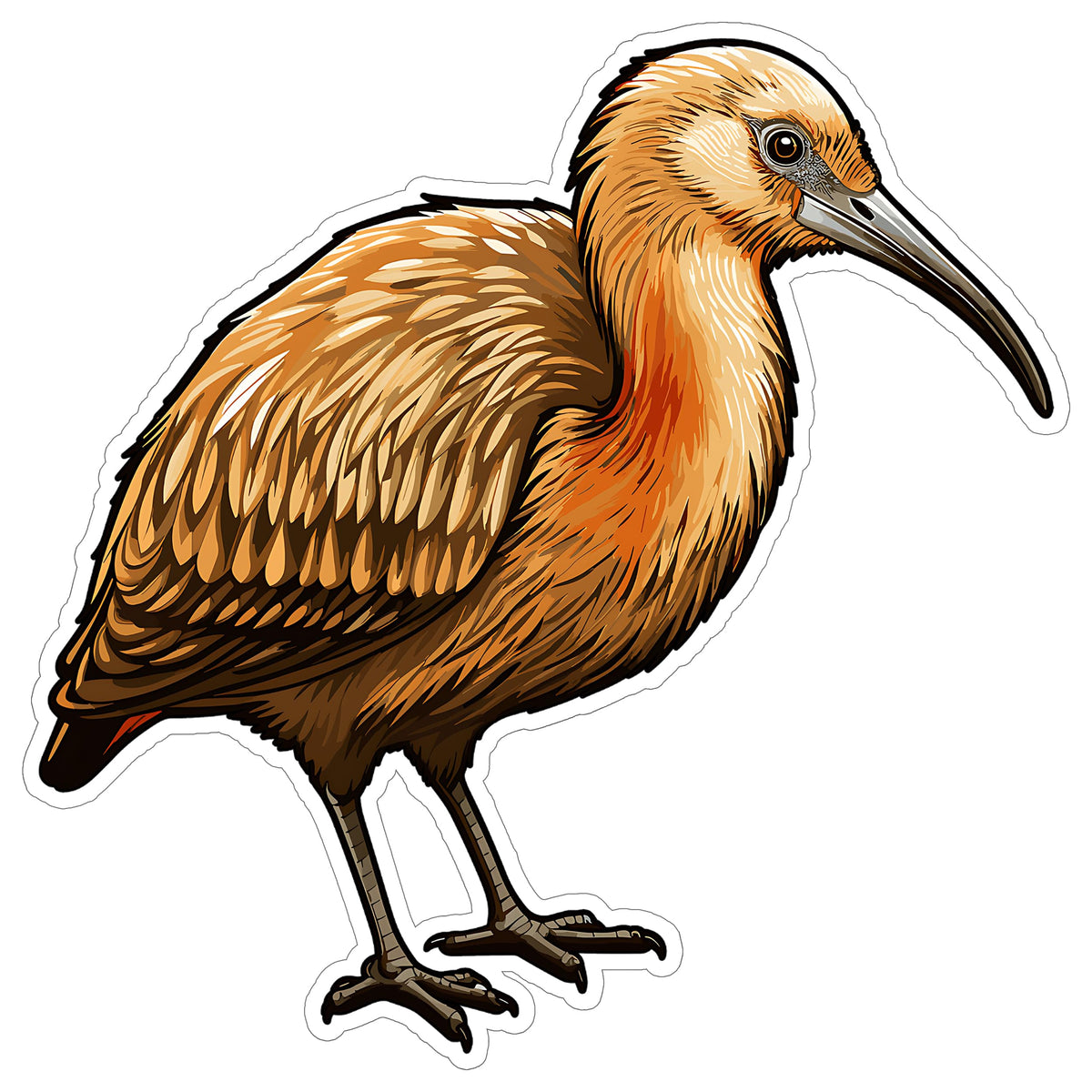 Kiwi Sticker 4 Inch — Waterproof Vinyl Decal New Zealand Flightless National