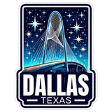Dallas Texas Sticker 4 Inch — Waterproof Vinyl Decal City Travel Souvenir 1
