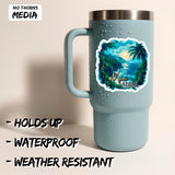 Maui Hawaii Sticker 4 Inch 2-Pack - Waterproof Vinyl Decal for Laptop Water Bottle Car Tumbler - Durable Aesthetic Long-Lasting Stickers for Adults ID45039 2