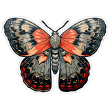 Moth Sticker 4 Inch — Waterproof Vinyl Decal Nocturnal Winged Lepidoptera 9