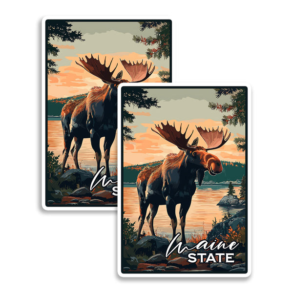 Maine State Magnet 2-Pack — 4