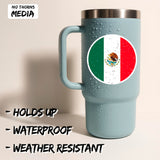 Mexico Coat of Arms Sticker 4 Inch 2-Pack - Waterproof Vinyl Decal for Laptop Water Bottle Car Tumbler - Durable Aesthetic Long-Lasting Stickers for Adults ID45039 2