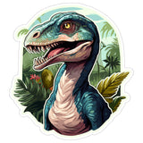 Velociraptor Sticker 4 Inch — Waterproof Vinyl Decal Raptor Pack Hunter Dinosaur 9