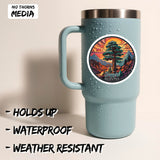 Sequoia National Park California Sticker 4 Inch 2-Pack Nature Hiking - Waterproof Vinyl Decal for Laptop Water Bottle Car Tumbler - Durable Funny Aesthetic Long-Lasting Stickers for Adults ID45039 2