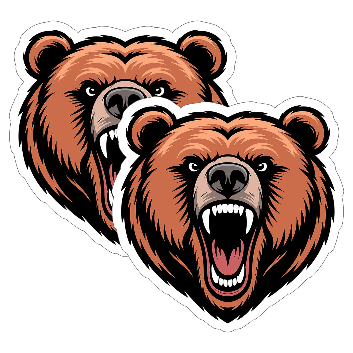 Angry Bear Sticker 2-Pack — 4