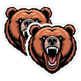 Angry Bear Sticker 2-Pack — 4