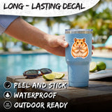 Hamster Sticker 4 Inch — Waterproof Vinyl Decal 3