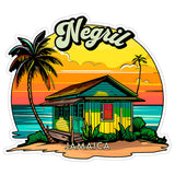 Negril Jamaica Sticker 4 Inch — Waterproof Vinyl Decal City Travel Souvenir 8