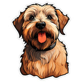 Wheaten Terrier Sticker 4 Inch — Waterproof Vinyl Decal Family Dog Irish 9