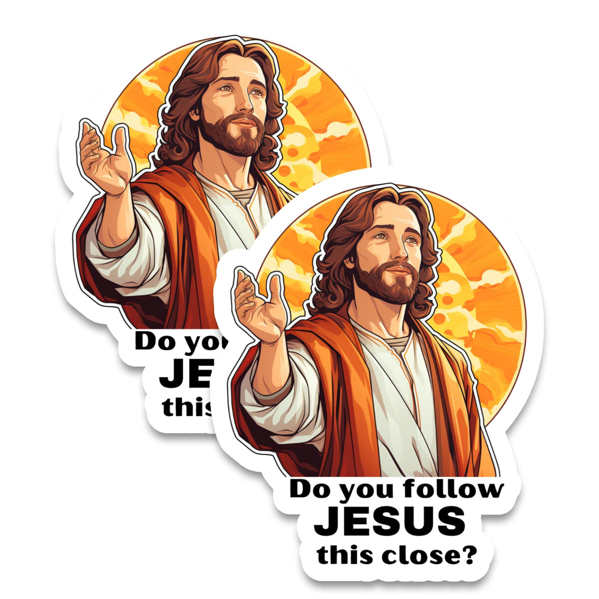 Do You Follow Jesus This Close Magnet 2-Pack — 4