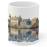 New Hampshire State Mug 11oz — White Ceramic Granite State Coffee Mug 1