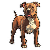 American Pit Bull Terrier Sticker 4 Inch — Waterproof Vinyl Decal APBT Bully Lover 1