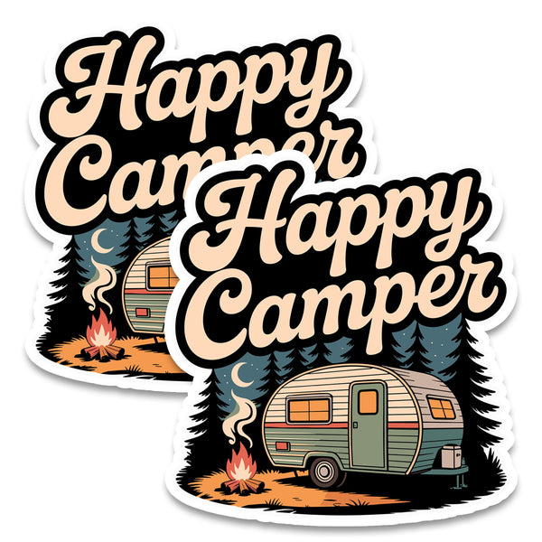 Happy Camper Magnet 2-Pack — 4
