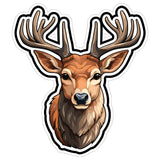 Deer Sticker 4 Inch — Waterproof Vinyl Decal Hooved Wildlife Ungulate 1