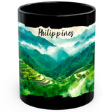Philippines Coffee Mug 11oz — Black Ceramic Tropical Islands Culture Mug 1