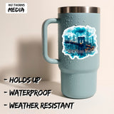 New York City New York Sticker 4 Inch 2-Pack - Waterproof Vinyl Decal for Laptop Water Bottle Car Tumbler - Durable Aesthetic Long-Lasting Stickers for Adults ID45039 2