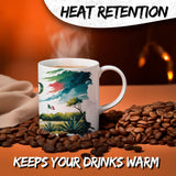 Mexico Coffee Mug 11oz — White Ceramic Mexican Heritage Mug 3