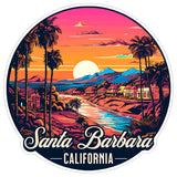 Santa Barbara California Sticker 4 Inch — Waterproof Vinyl Decal City Travel Souvenir 1