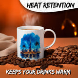 Dubai UAE United Arab Emirates Mug 11oz — White Ceramic Travel Mug 3