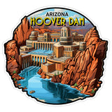 Hoover Dam Arizona Sticker 4 Inch — Waterproof Vinyl Decal City Travel Souvenir 1