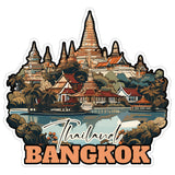 Bangkok Thailand Sticker 4 Inch City Travel Souvenir Destination - Waterproof Vinyl Decal for Laptop Water Bottle Car Tumbler - Durable Aesthetic Long-Lasting Stickers for Adults ID44990 8