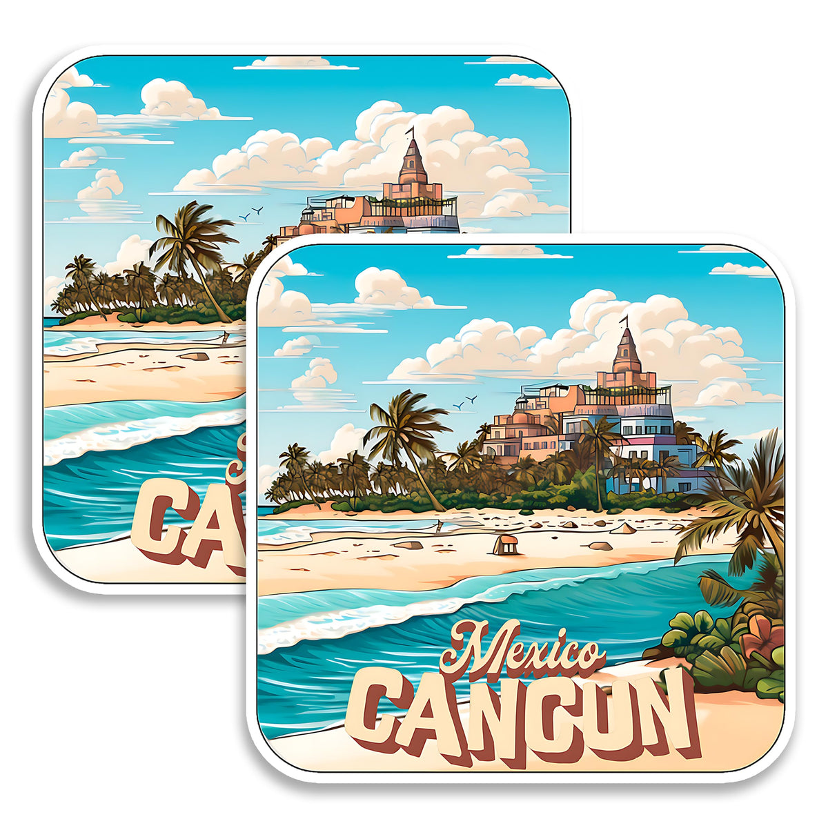 Cancun Mexico Magnet 2-Pack — 4