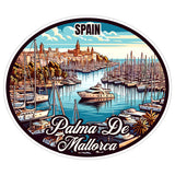 Palma De Mallorca Spain Sticker 4 Inch City Travel Souvenir Destination - Waterproof Vinyl Decal for Laptop Water Bottle Car Tumbler - Durable Aesthetic Long-Lasting Stickers for Adults ID44990 1