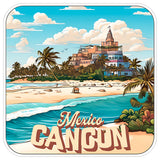 Cancun Mexico Sticker 4 Inch — Waterproof Vinyl Decal City Travel Souvenir 8