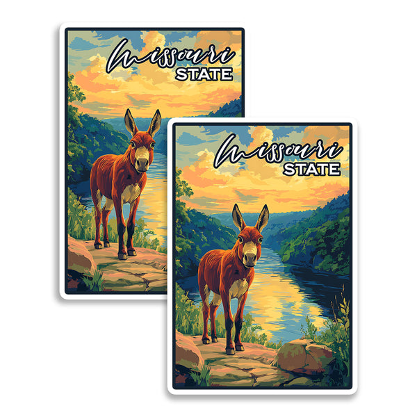 Missouri State Magnet 2-Pack — 4