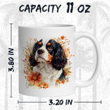 King Charles Spaniel Coffee Mug 11oz — Ceramic Cavalier Dog Gift Mug 2