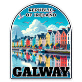 Galway Republic of Ireland Sticker 4 Inch — Waterproof Vinyl Decal City Travel Souvenir 1