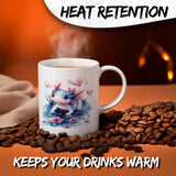 Axolotl Coffee Mug 11oz — Ceramic Cute Walking Fish Salamander Mug 3