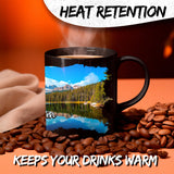 Rocky Mountain National Park Mug 11oz — Black Ceramic Alpine Wilderness Mug 3