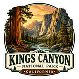 Kings Canyon National Park California Sticker 4 Inch — Waterproof Vinyl Decal 1