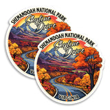 Skyline Drive Shenandoah Magnet 2-Pack — 4