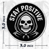 Stay Positive Skeleton Patch — 3