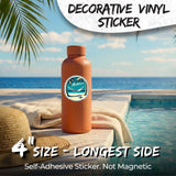 Maldives Sticker 4 Inch — Waterproof Vinyl Decal Travel Souvenir 2
