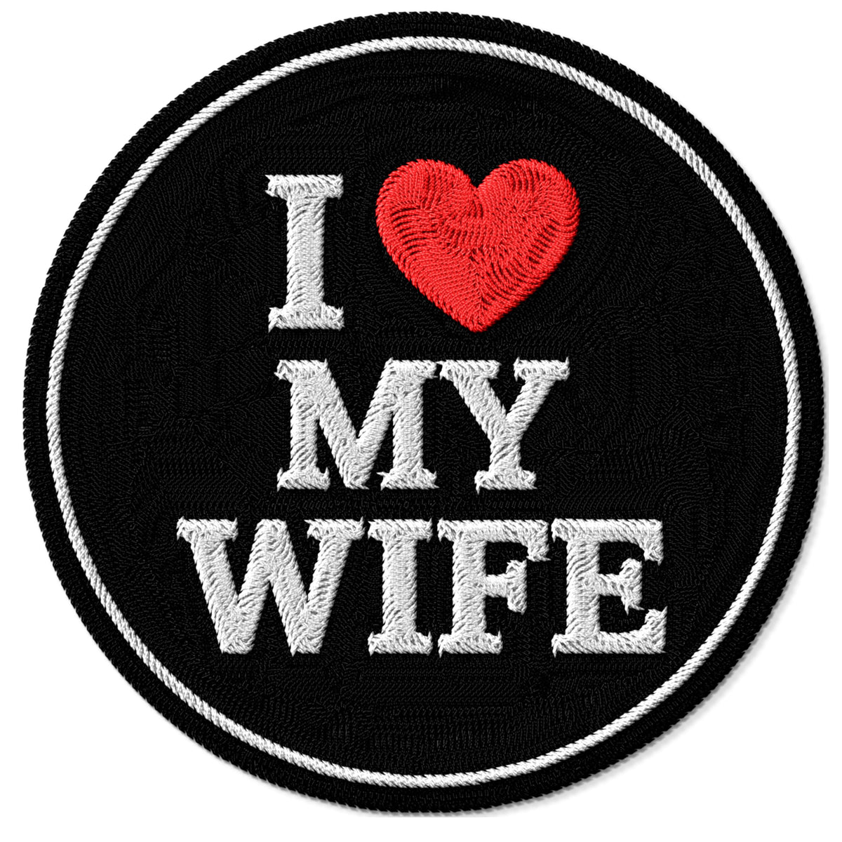 I Love My Wife Patch — 3