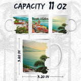 Puerto Vallarta Mexico Mug 11oz — White Ceramic Travel Mug 2