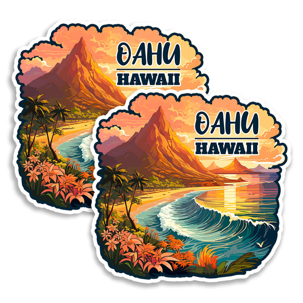 Oahu Hawaii Magnet 2-Pack — 4