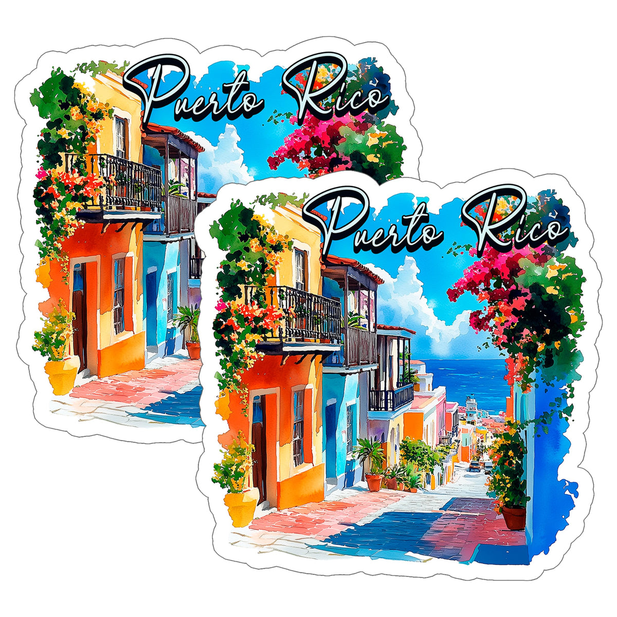 Puerto Rico Sticker 2-Pack — 4