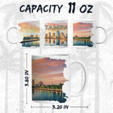 Tampa Florida Coffee Mug 11oz — White Ceramic Cigar City Mug 2