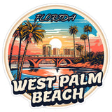 West Palm Beach Florida Sticker 4 Inch Ocean Coastal Travel Souvenir - Waterproof Vinyl Decal for Laptop Water Bottle Car Tumbler - Durable Aesthetic Long-Lasting Stickers for Adults ID44990 8
