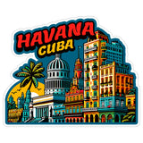 Havana Cuba Sticker 4 Inch — Waterproof Vinyl Decal City Travel Souvenir 1