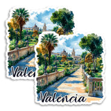 Valencia Spain Magnet 4 Inch 2-Pack City Europe – Strong Vinyl Decorative Travel Magnets for Fridge Locker Kitchen Office – Cute Fun Aesthetic Cool Durable & Long-Lasting Souvenir ID44999 1