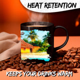 Punta Cana Dominican Republic Mug 11oz — Black Ceramic Travel Mug 3