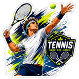 Tennis Sticker 4 Inch — Waterproof Vinyl Decal 1
