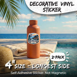 Juneau Alaska Sticker 2-Pack — 4