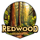 Redwood National Park California Sticker 4 Inch — Waterproof Vinyl Decal Scenic Landmark 1
